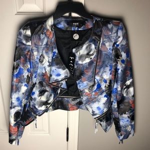 Faux Leather Jacket Size Medium